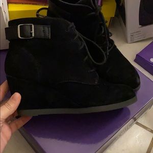 Madden Girl Black wedge shoes